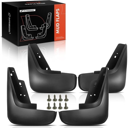 A-Premium Splash Guard Mud Flaps Replacement for Cadillac CTS 2008-2013 4-PC Set, Except V sedan or V Sport Sedan