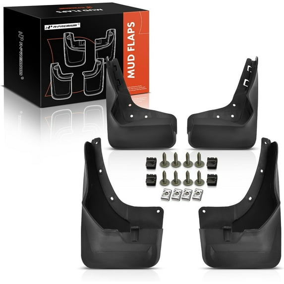 A-Premium Splash Guard Mud Flaps Replacement for Mercedes-Benz W166 GLE-Class 2016-2018(without Running Board) 4-PC Set