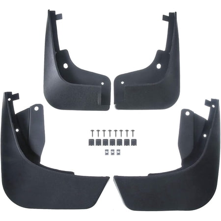 A-Premium Splash Guard Mud Flaps Replacement for Smart Fortwo 2016-2018 Front and Rear 4-PC Set