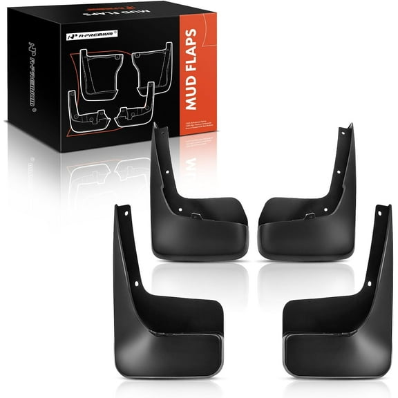 A-Premium Splash Guard Mud Flaps Replacement for Town & Country 2011-2016 without Running Boards 4-PC Set
