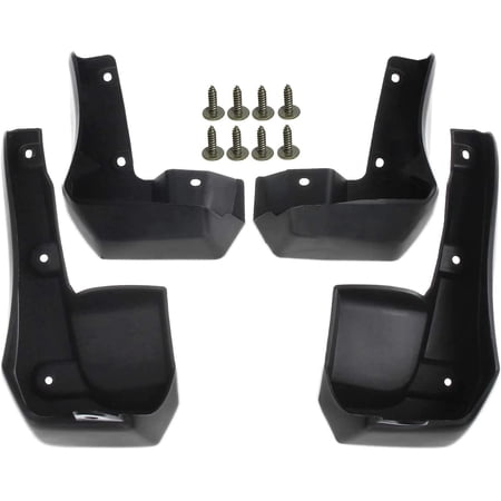 A-Premium Splash Guards Mud Flaps Compatible with Honda Civic Si Sedan 2017-2020 Front and Rear Set of 4