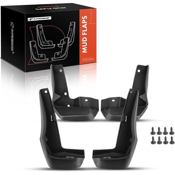 A-Premium Splash Guards Mud Flaps Compatible with Honda Civic Type R 2017-2020 Hatchback Front and Rear Set of 4