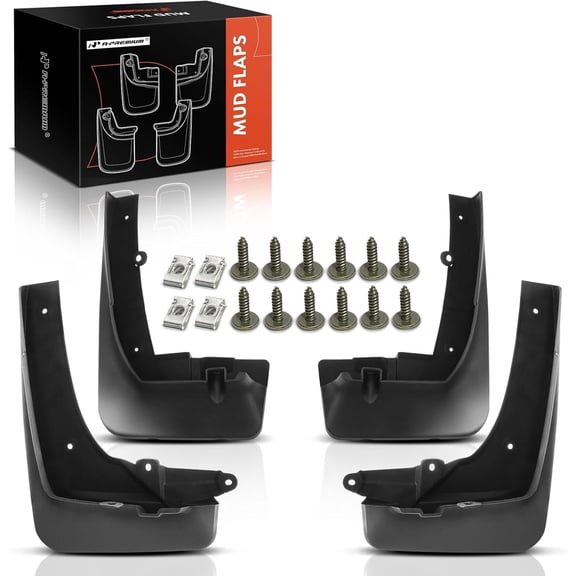 A-Premium Splash Guards Mud Flaps Mud Guards Front Rear Replacement for BMW X5 G05 2019-2020 Pack of 4