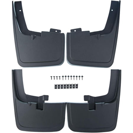 A-Premium Splash Guards Mud Flaps Mudflaps Molded Replacement for Ford F-150 F150 2015-2018 with Factory Fender Flares Front and Rear 4-PC Set
