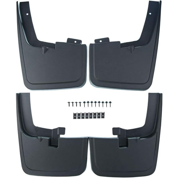 A-Premium Splash Guards Mud Flaps Mudflaps Molded Replacement for Ford F-150 F150 2015-2018 with Factory Fender Flares Front and Rear 4-PC Set