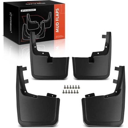 A-Premium Splash Guards Mud Flaps Mudflaps Molded Replacement for Ford F-150 F150 2015-2019 Without Factory Fender Flares Front and Rear 4-PC Set