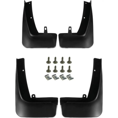 A-Premium Splash Guards Mud Flaps Mudflaps Mudguards Compatible with BMW F15 X5 2014-2018 Front & Rear 4-Pcs Kit