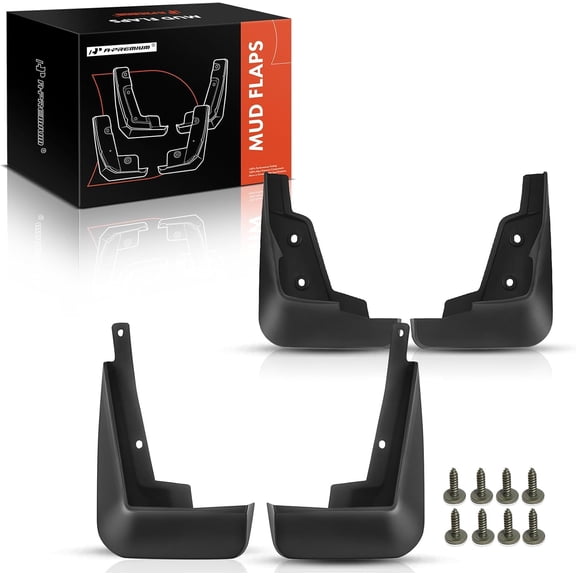 A-Premium Splash Guards Mud Flaps Mudflaps Mudguards Compatible with Chevrolet Cruze 2016-2019 Sedan Only Front & Rear 4-Pcs Kit