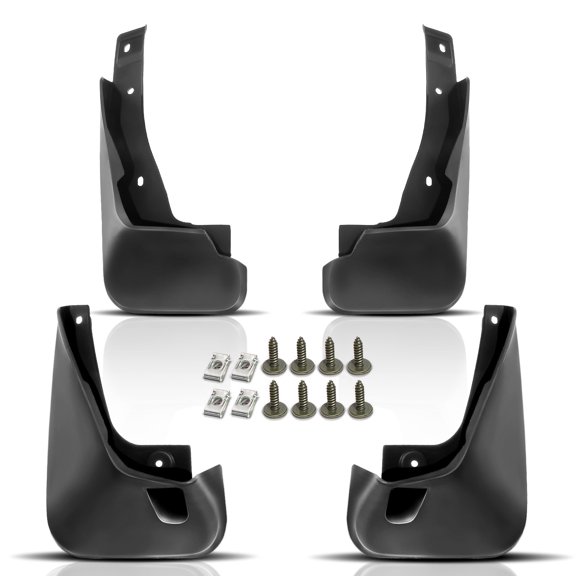 A-Premium Splash Guards Mud Flaps Mudflaps Mudguards Compatible with Lexus NX300 2018-2020 NX300h 2018-2020 Front & Rear 4-Pcs Kit