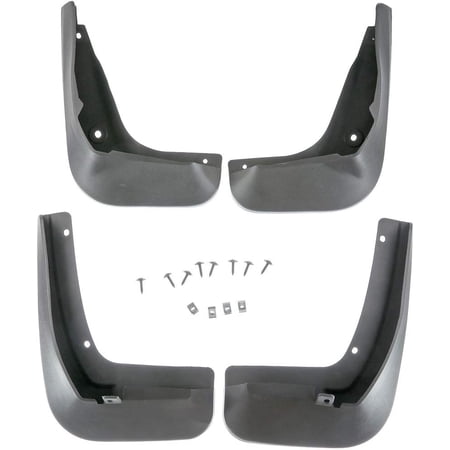 A-Premium Splash Guards Mud Flaps Mudflaps Mudguards Compatible with Volkswagen Golf 2013 2014 Wagon Front & Rear 4-Pcs Kit