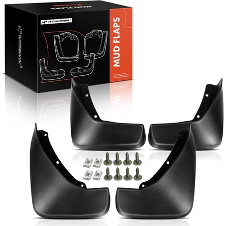 A-Premium Splash Guards Mud Flaps Mudflaps Mudguards Compatible with Volvo XC90 2015 2016 Front & Rear 4-Pcs Set