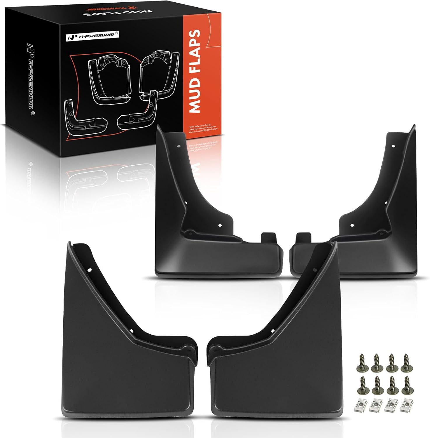 A-Premium Splash Guards Mud Flaps Mudflaps Replacement for Cadillac SRX 2010-2015 Front and Rear 4-PC Set