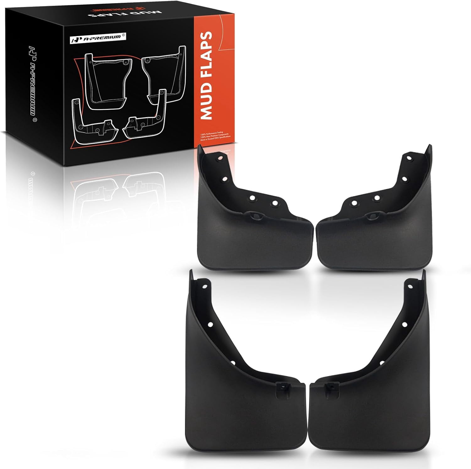 A-Premium Splash Guards Mud Flaps Mudflaps Replacement for Lincoln MKX 2016 Front and Rear 4-PC Set