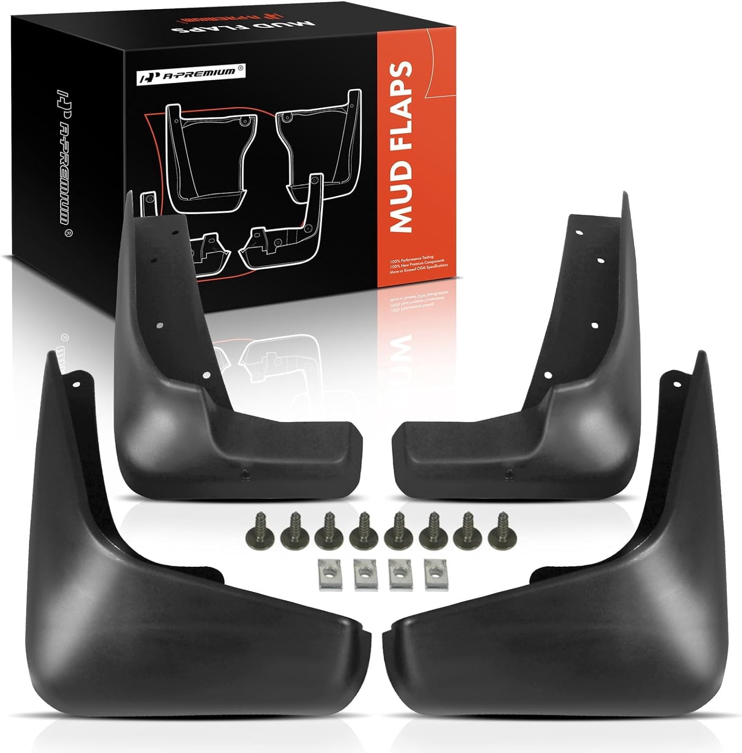 A-Premium Splash Guards Mud Flaps Mudflaps Replacement for Suzuki Grand Vitara 2006-2013 Front and Rear 4-PC Set