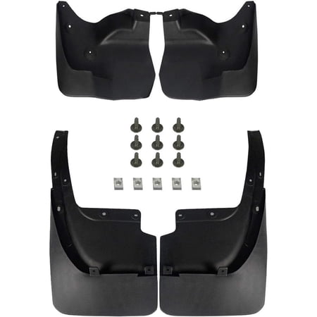 A-Premium Splash Guards Mud Flaps Mudflaps Replacement for Toyota 200 Series Land Cruiser 2008-2015 Front and Rear 4-PC Set