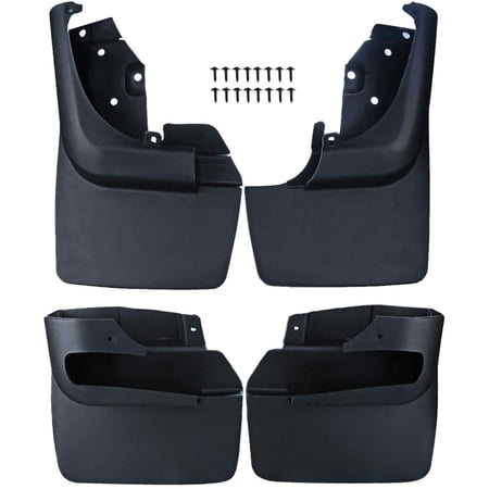 A-Premium Splash Guards Mud Flaps Mudflaps Replacement for Toyota Land Cruiser 80 Series 1990-1997 with Factory Fender Flares 4-PC Set