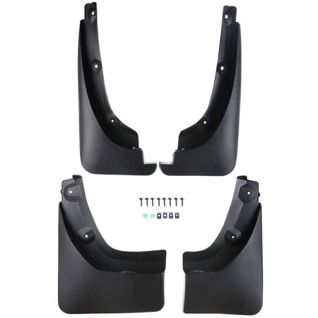 A-Premium Splash Guards Mud Flaps Mudflaps Replacement for Toyota RAV4 2006-2012 with Factory Fender Flares 4-PC Set