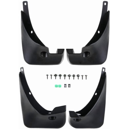 A-Premium Splash Guards Mud Flaps Mudflaps Replacement for Toyota RAV4 2006-2012 without Factory Fender Plares 4-PC Set