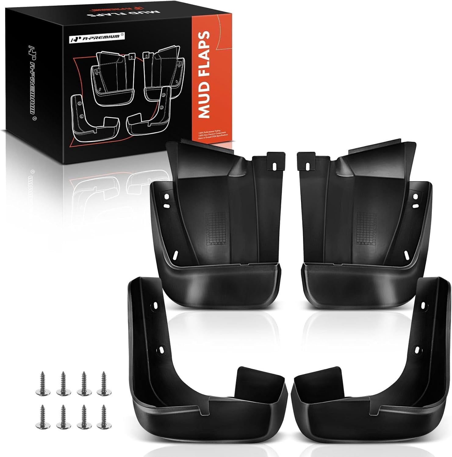 A-Premium Splash Guards Mud Flaps Mudflaps for Honda Civic 2006-2011 Sedan Front and Rear 4-PC Set
