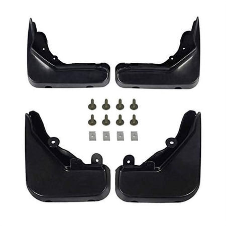 A-Premium Splash Guards Mud Flaps Mudflaps for Mercedes-Benz W212 E350 2009-2012 E200 E250 E300 Front and Rear 4-PC Set