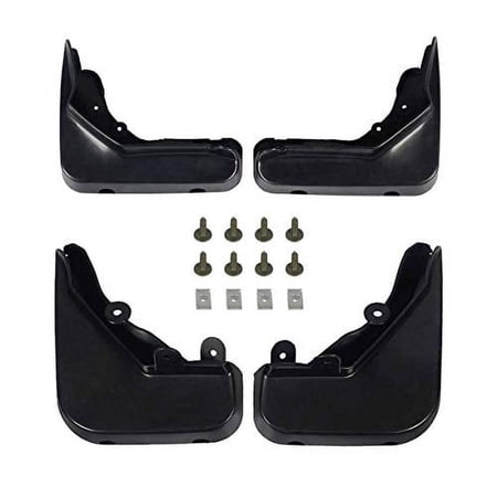 A-Premium Splash Guards Mud Flaps Mudflaps for Mercedes-Benz W212 E350 2009-2012 E200 E250 E300 Front and Rear 4-PC Set