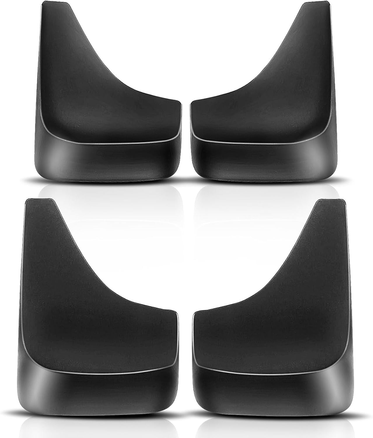A-Premium Splash Guards Mud Flaps Mudguards Compatible with Chevrolet Aveo Camaro Cobalt Corvette HHR Impala Malibu Monte Carlo Prizm S10 4-PC Set Fits select: 1999-2004 CHEVROLET S TRUCK