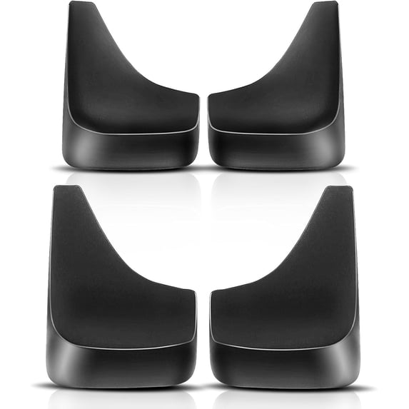 A-Premium Splash Guards Mud Flaps Mudguards Compatible with Chevrolet Aveo Camaro Cobalt Corvette HHR Impala Malibu Monte Carlo Prizm S10 4-PC Set Fits select: 1999-2004 CHEVROLET S TRUCK