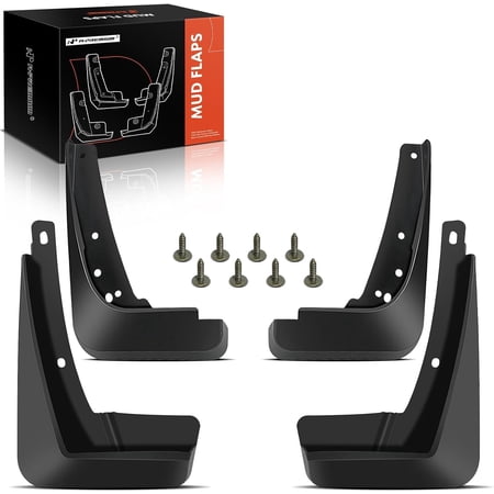 A-Premium Splash Guards Mud Flaps Mudguards Compatible with Audi A3 2015 2016 2017 Hatchback Front and Rear 4PCS