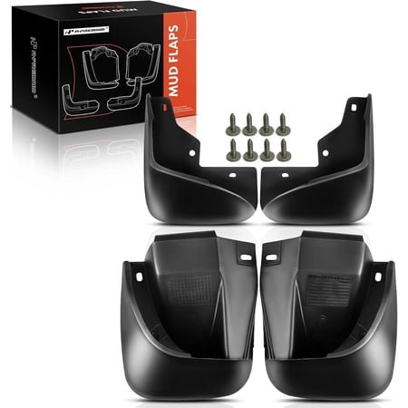 A-Premium Splash Guards Mud Flaps Mudguards Compatible with Honda Accord Sedan 1998 1999 2000 2001 2002 Front and Rear 4-PC Set