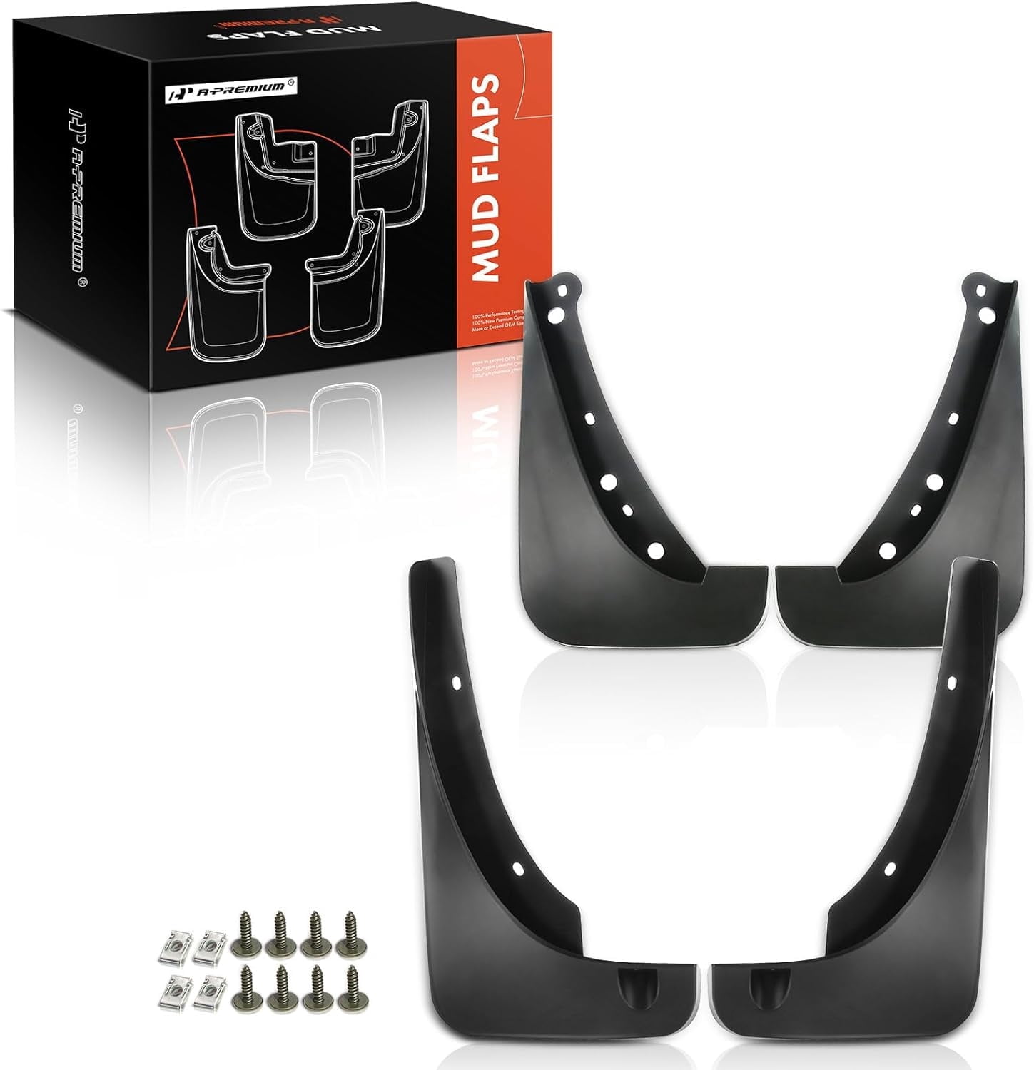 A-Premium Splash Guards Mud Flaps Mudguards Compatible with Honda Odyssey 2009 2010 2011 2012 2013 Mini Passenger Van Front and Rear 4-PC