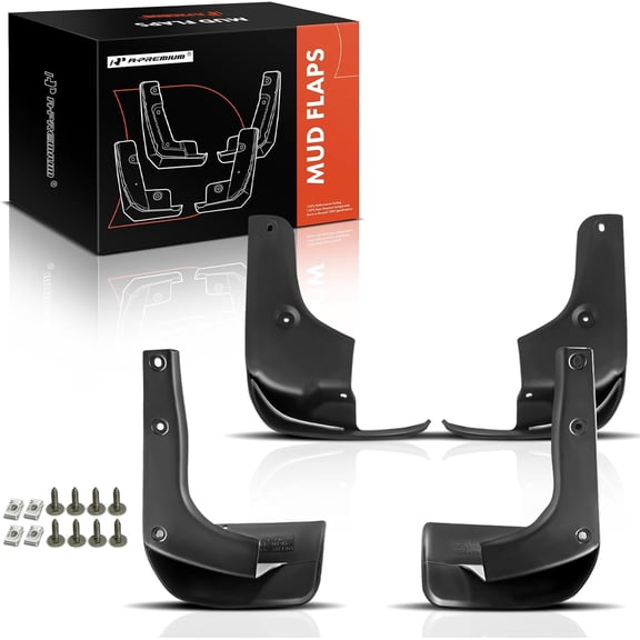 A-Premium Splash Guards Mud Flaps Mudguards Compatible with Lexus RX330 2004-2006 RX350 2007-2009 RX400h 2006 2007 2008 Front and Rear 4-PC