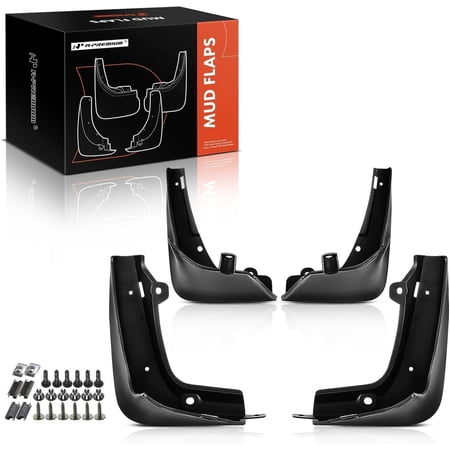 A-Premium Splash Guards Mud Flaps Mudguards Compatible with Tesla Model S 2012 2013 2014 2015 2016 Sedan Front and Rear 4PCS