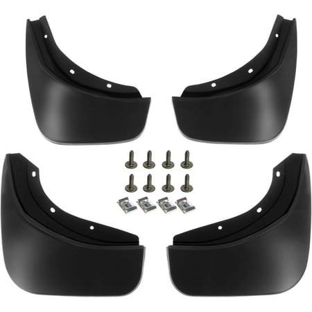 A-Premium Splash Guards Mud Flaps Mudguards Compatible with Volvo V90 V90 Cross Country 2017 2018 Wagon Front and Rear 4-PC