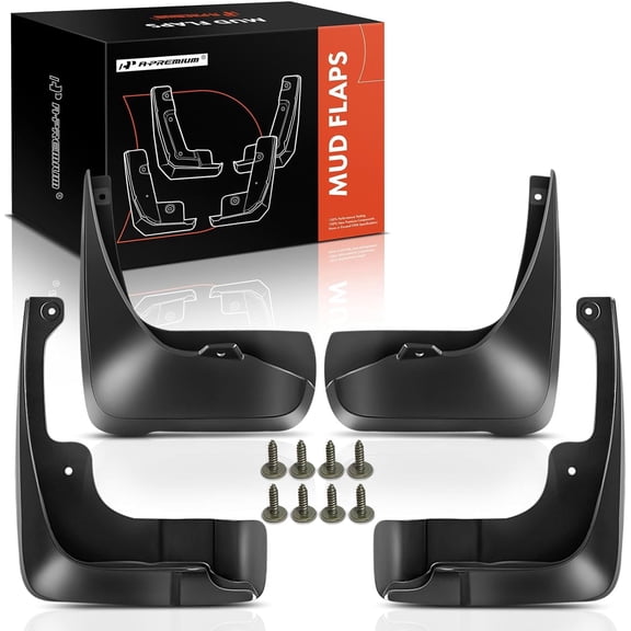 A-Premium Splash Guards Mud Flaps Mudguards Fender Compatible with Toyota Camry 2007-2011 Excluding SE Model Front and Rear 4-PC Set