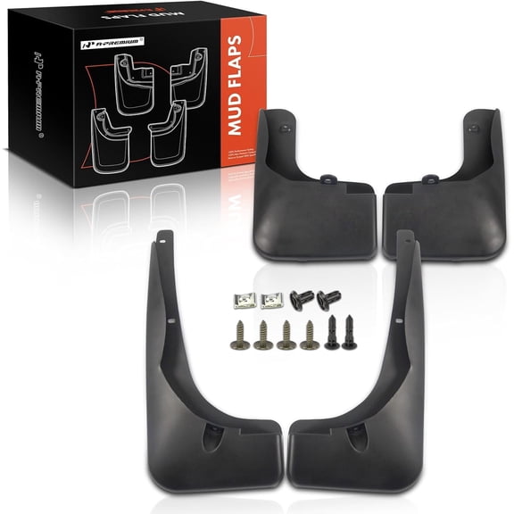 A-Premium Splash Guards Mud Flaps Mudguards Fender Compatible with Toyota RAV4 2013 2014 2015 Front and Rear 4-PC Set