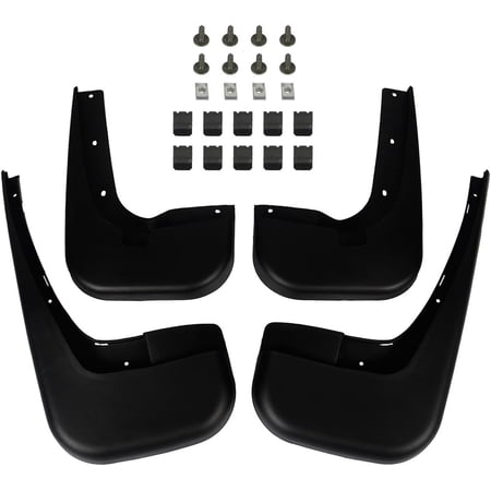 A-Premium Splash Guards Mud Flaps Mudguards Replacement for Mercedes-Benz W639 Series Vito Base 2011-2015 Standard Passenger Van 4-Door Front and Rear 4-PC