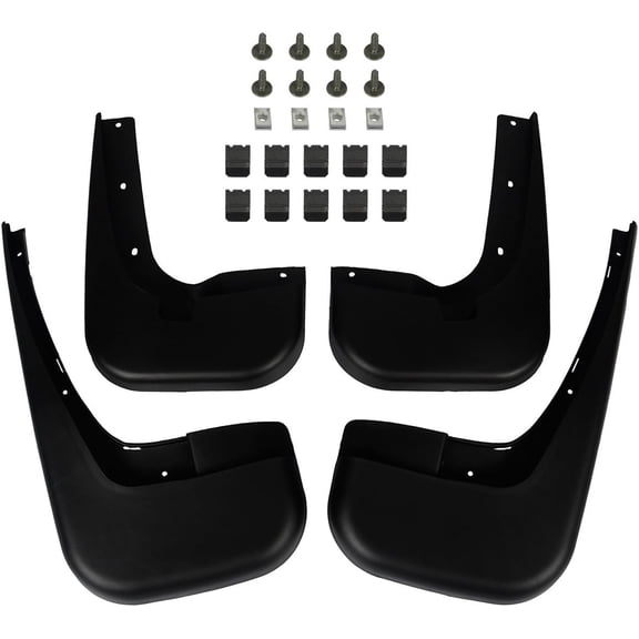 A-Premium Splash Guards Mud Flaps Mudguards Replacement for Mercedes-Benz W639 Series Vito Base 2011-2015 Standard Passenger Van 4-Door Front and Rear 4-PC