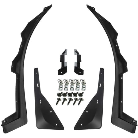 A-Premium Splash Guards Mud Flaps Mudguards Replacement for Chevrolet Camaro 2014 2015 Coupe Convertible 4-PC Set