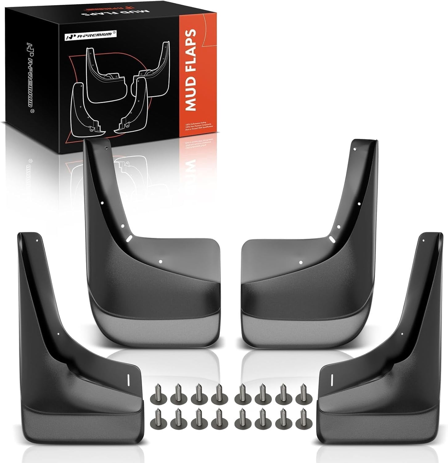 A-Premium Splash Guards Mud Flaps Replacement for Chevrolet Silverado