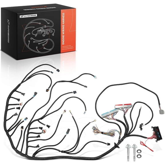 A-Premium Standalone Engine Wiring Harness Compatible with Chevrolet, GMC, Cadillac & Hummer 2003-2007 DBW LS 4.8L 5.3L 6.0L, Drive by Wire T56 Transmission
