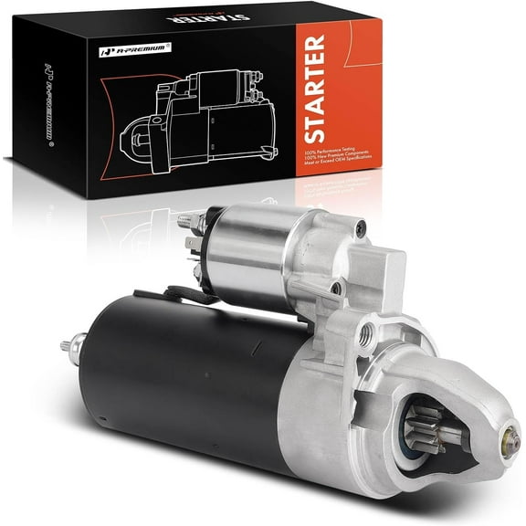 A-Premium Starter Motor Compatible with Audi A6 Quattro 2000-2004, A8 1997-1999, A8 Quattro 1997-2003, S6 2002-2003, S8 2001-2003, 3.7L 4.2L, 12V 1.7KW 9-Teeth CW, Replace# 0001110100, 0001110101