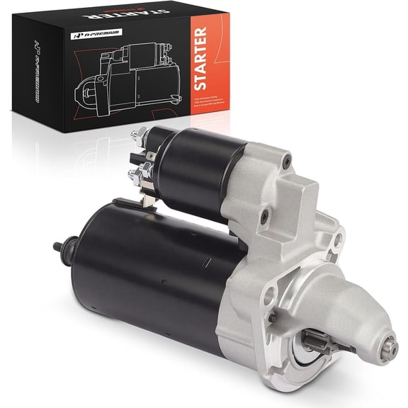 A-Premium Starter Motor Compatible with BMW 3-Series 318i/318is/318ti, 320i/323i/325i/328i, 323is/325is/328is, 5-Series 525i/525iT/528i, M3, Z3, 12V 1.4KW 9 Teeth CW, Replace# 12411714750