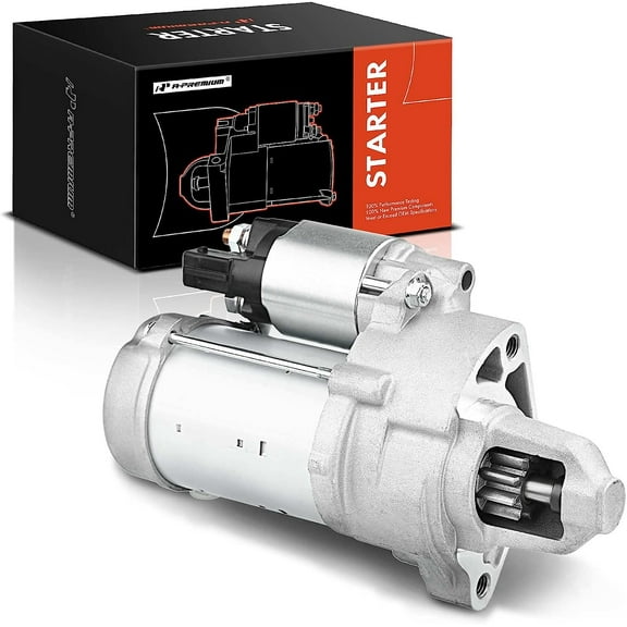 A-Premium Starter Motor Compatible with BMW X5, X6, 550i 650i 750i 750Li xDrive, Alpina B7 B7L xDrive, 3.0L 4.4L, 12V 1.6KW 9 Teeth Clockwise, Replace# 12-41-7-577-257, 12-41-7-556-131, 428000-5480