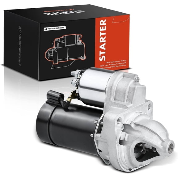 A-Premium Starter Motor Compatible with BMW Z4 E85 E86 Series 2006-2008, Z3 E36 Series 2002, M3 E46 Series 2001-2006, L6 3.2L, 12V 1.3KW 9 Teeth Clockwise, Replace# 12317830793, 438094, 455970