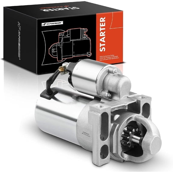 A-Premium Starter Motor Compatible with Chevrolet Express 2500 Silverado 1500 03-05, SSR & GMC Savana 2500, Sierra 3500 Yukon XL 1500 & Cadillac, H2, 12V 1.6KW 11-Teeth CW Replace# 9000880, 10465560