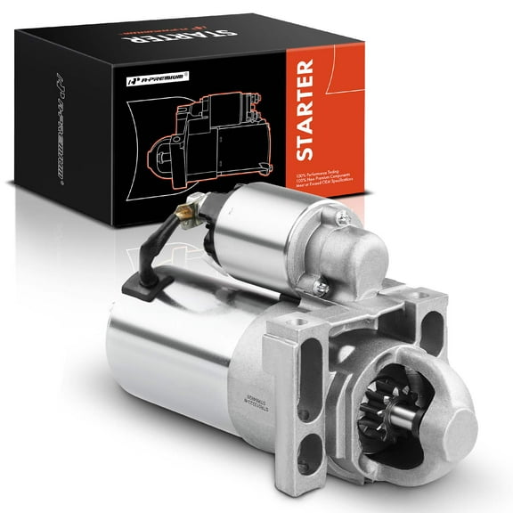 A-Premium Starter Motor Compatible with Chevrolet Express 2500 Silverado 1500 03-05, SSR & GMC Savana 2500, Sierra 3500 Yukon XL 1500 & Cadillac, H2, 12V 1.6KW 11-Teeth CW Replace# 9000880, 10465560