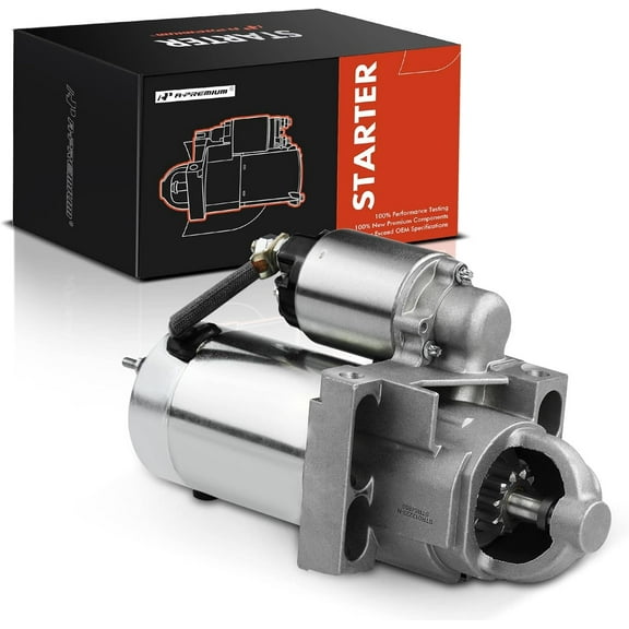 A-Premium Starter Motor Compatible with Chevy Silverado 1500 1999-2004, S10, Blazer, Express, Astro & GMC Sierra 1500 1999-2004, Jimmy, Safari, Sonoma, Savana & Isuzu & Olds, V6 4.3L, 1.4KW 11T CW