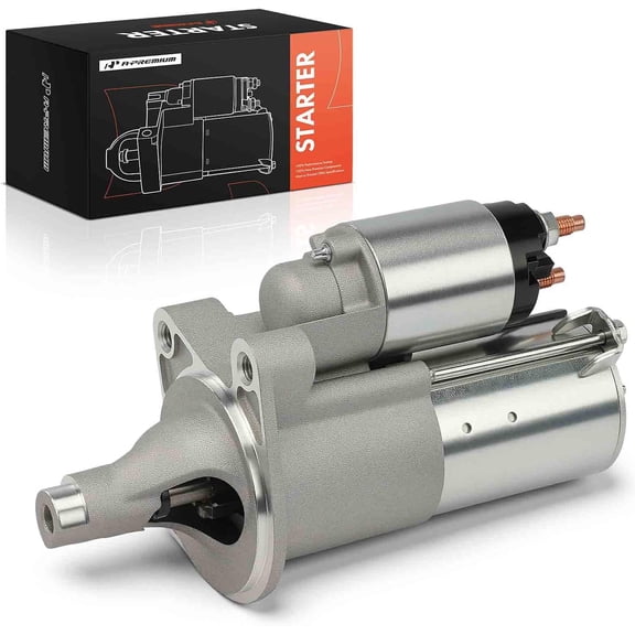 A-Premium Starter Motor Compatible with Dodge & Jeep Model - Wrangler Nitro 2007 2008 2009 2010 2011 4.0L 3.8L, 12V 1.2 KW 10 Teeth Clockwise, Replace# 4801269AB, 4801269AD, 8000160