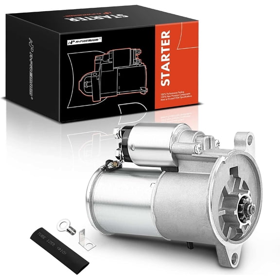 A-Premium Starter Motor Compatible with Ford F-150 1999 2000 2001 2002 2003 2005 2006 2007 2008 F-150 Heritage 2004, V6 4.2L PMGR, 12V 1.4KW CW 10 Teeth, Replace# XL1U-11000-AA, XL1U-11000-AB