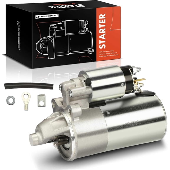 A-Premium Starter Motor Compatible with Ford, Lincoln & Mercury - F-250 F-150 97-98, Mustang 96-04, Expedition 97-98, E-150, Navigator, Town Car, Cougar, Marauder - 4.6L 5.4L 6.8L - 12V 1.4KW 12T CW